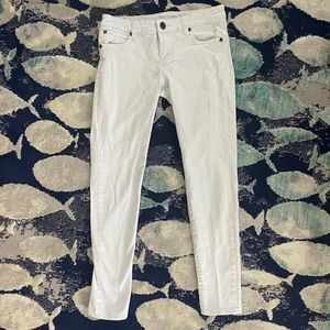 Kut from the cloth white skinny jeans 4